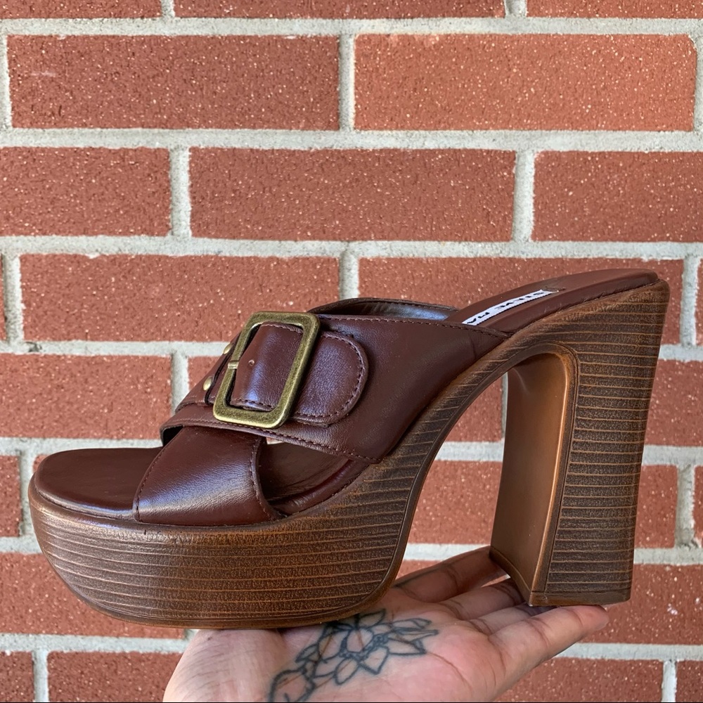 Vintage 90s Platform Sandals W8